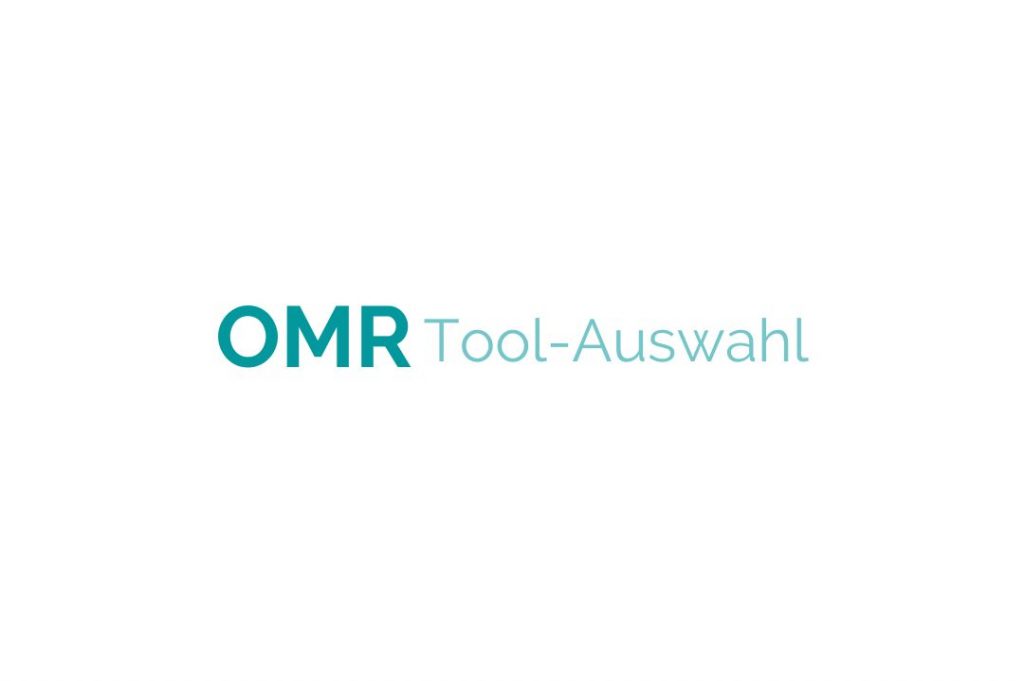 Online Business Management_OMR Tool Auswahl